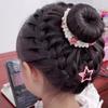 Cuerda para el cabello con perla rosa para mujer, nueva banda de goma para la cabeza, elegante y dulce, con anilla para el cabello con sentido avanzado.