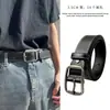 Cinturón de Hebilla de Pin Estilo Hong Kong para Hombre 2024 Estilo Coreano de Moda Ins Cinturón Joven Versátil Moda Cinturón para Jeans Pantalones