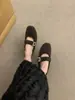 Sapatos de Algodão Quente com Forro de Lã Estampa de Leopardo e Uma Tira para Mulheres, Novos Sapatos Mary Jane Peludos Estilo Inverno, Sapatos Birkenstock Planos Retrô