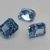 5A Azul Hielo Diamante de Alto Carbono Diamante Cz Fábrica de Gemas Artificiales Wuzhou Dropshipping Transfronterizo Joyería Artesanal Forma de Lágrima