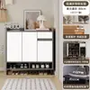 Zapatero, mueble de almacenamiento para la entrada del hogar, diseño de montaje en pared, nuevo modelo 2026, adecuado para entradas, pasillos y huecos de escalera, hecho de madera maciza
