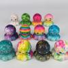 Llavero de juguete de descompresión con forma de caja ciega de Gashapon de dibujos animados con música de rebote lento de PU con explosiones transfronterizas