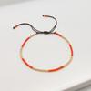 Ins Nicho Original Feito à Mão Tecido Contas Amuleto Corda de Mão Contas de Arroz MIiyuki Pulseira Extremamente Pequena Mesmo Estilo para Meninas
