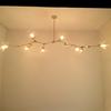 Lámpara de araña minimalista posmoderna para sala de estar, frijol mágico, dormitorio, comedor, arte, estilo industrial, espiga de pescado, rama de árbol, nórdica, molecular