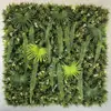 Parede de plantas simulada 100*100, parede de plantas verdes tridimensional, decoração com flores e grama artificiais, fundo verde, parede popular da internet