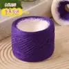 Manta Siete Estrellas Teñido por Segmentos Línea Pastel Gradiente Línea de Seda y Lino Línea de Algodón Tejido a Mano DIY Línea para Suéter Chal 300.00g