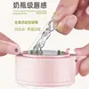 Vaso de agua de vidrio de borosilicato alto con bola de gravedad y popote, nuevo modelo 2026 vaso graduado para mujer, vaso de agua con popote para mujeres embarazadas