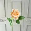 Flor Artificial Individual de Seda Perla Rosa Flor Artificial de Boda Ramo para el Día de San Valentín Arreglo Floral Decoración del Hogar Flor Falsa