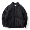 Jaqueta Casual Tendência Linha Business Solta Masculina Primavera e Outono Casual Gola Reversível Bolso Grande Jaqueta Casaco Quente