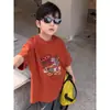 Liquidación de Verano 2026 Camisetas Frescas de Dibujos Animados Lindos de Algodón 100% Cómodas de Manga Corta para Niños y Niñas