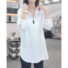 Sudadera con Capucha y Media Cremallera 2026 para Mujer, Nuevo Estilo Otoñal, Modelo Popular Talla Grande, Top Holgado de Manga Larga de Longitud Media