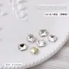 Popular Manicure de Cristal Branco Super Brilhante Diamante Lua da Noite Borboleta Diamante de Formato Especial Adesivos de Unha Diamantados Ponta de Diamante Flash Inferior Joias para Nail Art