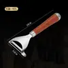 Pelador con Mango de Acero Pelador de Frutas de Acero Inoxidable Cuchillo de Pelar para el Hogar Raspador de Piel Rallador de Melón Utensilio de Cocina Artefacto para Pelar