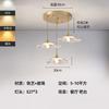 Luminária Pendente de Três Cabeças para Restaurante com uma Sensação de Luxo Leve e Sofisticação, Novo Modelo 2025, Luminária Minimalista Italiana para Sala de Jantar da Zhongshan Lighting