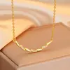 Novo Colar de Sete Contas Sorridentes para Mulheres, Design de Nicho com Sensação de Luxo, Simples e Elegante, Corrente Versátil para Clavícula, Estilo de Transmissão ao Vivo