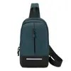 Bolso cruzado de gran capacidad para negocios, tela Oxford, resistente al agua, resistente al desgaste, bandolera, multi-compartimento, bolso de pecho informal y versátil para hombre