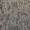 Jiaxin Têxtil Outono Novo Malha Básica Bordada Direta Lantejoula Tecido Moda Franja Vestido Jaqueta Tecido