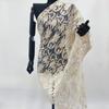 Encaje de malla completa, nueva moda, accesorios de ropa bordados de algodón para mujer, malla de encaje de seda de leche