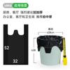 Bolsa de Basura Doméstica Negra, Cubierta para Cubeta de Agua, Bolsa de Plástico Gruesa Portátil Estilo Chaleco para Cubeta de Pintura, Anti-Rotura