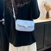 Simples estilo estrangeiro 2025 nova moda primavera e verão este ano popular flip commuter casual bolsa transversal mulheres