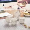 Taza de Cerámica Taza de Café con Asa Taza de Té Kung Fu Porcelana de Hueso Resistente al Calor Taza para Beber Casera Taza de Té con Flores Taza de Leche Taza Creativa