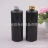Botella Plana de Aluminio Transparente con Tapa de Aluminio, 300ml, Botella para Medicina Líquida, Botella de Aluminio Ámbar con Tapa de Rosca, 300ml, Botella para Cebo de Pesca, Botella para Aceites Esenciales