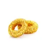 Círculo de Arame Dourado Círculo Redondo Círculo de Arame Dourado Feito à Mão Círculo Contínuo DIY Tecelagem Círculo de Abacaxi Nó de Botão Enrolamento de Arame Círculo