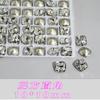 Atacado de Pedras de Strass de Vidro para Unhas, Grandes, Brilhantes, Brancas, de Formato Irregular com Base Pontiaguda, Semelhantes a Decorações de Unhas K9
