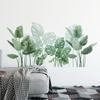 Pegatinas de Pared Personalizadas Fx-C19 Personalizadas con Fotos, Modificadas y Redimensionadas, Plantas Verdes Tropicales, Hojas de Tortuga, Rodapiés, Decoración del Hogar