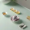 Tetera de Cerámica Ino Kiyomatsu Isla Rosa Margarita Pequeña, Pintada a Mano Bajo Esmalte, Exquisita Tetera para Mujer para Uso Doméstico, Tetera Individual