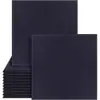 Paneles Absorbentes de Sonido de Fibra de Poliéster Transfronterizos con Respaldo Adhesivo Kit de 12 Paneles Aislantes de Sonido Autoadhesivos Paneles de Pared para Reducción de Ruido en Estudio en Casa