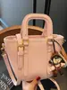 Bolso de Mano para Mujer Moderno y Sencillo 2026 Primavera Nuevo de Moda Elegante Color Sólido Bolso Cruzado Tipo Cubo