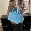 Celebridad de internet todo-combinable ins bolsa de fieltro 2022 otoño e invierno versión de red gran capacidad bolso de trabajo para llevar en la mano bolsa de compras