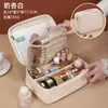 Bolsa de Cosméticos para Novos Produtos Transfronteiriça, Bolsa de Higiene Pessoal com Compartimentos de Grande Capacidade, Bolsa de Armazenamento de Cosméticos Multifuncional de Alta Qualidade