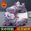 Zapatillas deportivas para niños y niñas Torre, zapatos de invierno nuevos, engrosados, de dos algodón, para niños, zapatillas para correr cálidas y combinables para estudiantes.