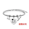 Pulsera de acero inoxidable con diseño de hueso de serpiente transfronterizo europeo y americano, regalo conmemorativo de vacaciones de la temporada de graduación, pulsera de acero de titanio con letras al por mayor