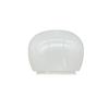 Cabeça Plana Leitoso Branco Branco Transparente Cor Material PC Lâmpada Lâmpada Abajur Cobertura Transmissora de Luz Abajur Transparente