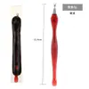 Empujador de Cutículas de Acero Inoxidable Coreano para Eliminar Piel Muerta, Cuchillo para Cutículas para Bordes de Uñas, Removedor de Cutículas para Manicura Profunda en Forma de V