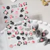 Adesivos de Unha de Rosa 5D Em relevo Flor de Rosa Tridimensional Adesivos de Unha para Crianças Arte de Unha Infantil Peças de Unha Unhas Usáveis