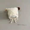 Bonito Sombrero de Bebé de Dibujos Animados Estilo Otoño e Invierno para Niños y Niñas Sombrero de Lana Tejido para Niños para Mantener Caliente y a Prueba de Viento al Salir y Proteger los Oídos