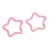 1 Llavero de Estrella de Cinco Puntas Pintado de Aleación Colorida Cadena para Llavero Hecha a Mano Accesorios de Joyería para Colgar en Bolsos Paquete de Materiales