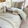 Conjunto de cama de três peças para dormitório de estudante universitário, lençóis e fronha de algodão puro, conjunto para cama de solteiro, adequado para todas as estações, novo modelo 2026