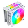 Ventilador de Refrigeración para CPU con Efecto de Luces de Colores ARGB, Cuatro Tubos de Cobre de Refrigeración, Radiador de Escritorio, Compatible con Múltiples Plataformas con 5V3
