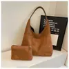 Bolsos de Gamuza de Venta Caliente Transfronterizos para Mujer, Gran Capacidad, Nuevo Estilo 2026, Bolso de Hombro Casual Simple para el Trabajo