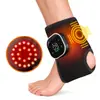 Dispositivo de Fisioterapia con Masajeador de Tobillo, Calentamiento Eléctrico, Compresa Caliente, Vibración, Luz Roja Caliente Transfronteriza