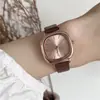 Versão Coreana do Relógio Estilo Ins com Design Simples e Elegante, Caixa Quadrada Pequena, Estilo Artístico Retrô, Pulseira Fina, Mostrador Compacto, Relógio Feminino a Quartzo