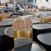Espejo de Baño Dorado Arqueado, Espejo de Baño de Casa de Huéspedes Estilo Americano, Espejo de Maquillaje de Pared, Espejo Plateado de Vidrio Ultra Transparente de Alta Definición