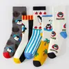 Calcetines de comercio exterior transfronterizos estilo académico coreano japonés para mujer, lindos calcetines de gatito de dibujos animados para otoño e invierno, fabricantes al por mayor