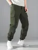 2026 Amazon Verano para Hombre Estilo Americano Versátil Moda Múltiples Bolsillos Calle Casual Pantalones Holgados Cargo Venta al por Mayor