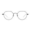 Nuevo marco de gafas FT503 de forma ovalada irregular ultraligero con acabado de titanio puro para mujer, alta gama, anti luz azul